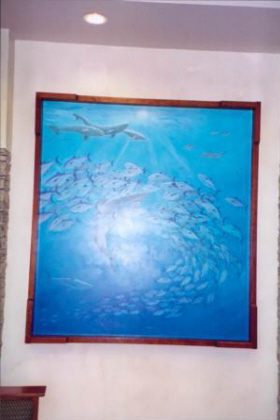 Deep Sea Mural In Community Center